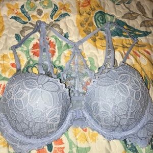 racerback lace light line push up bra VS pink